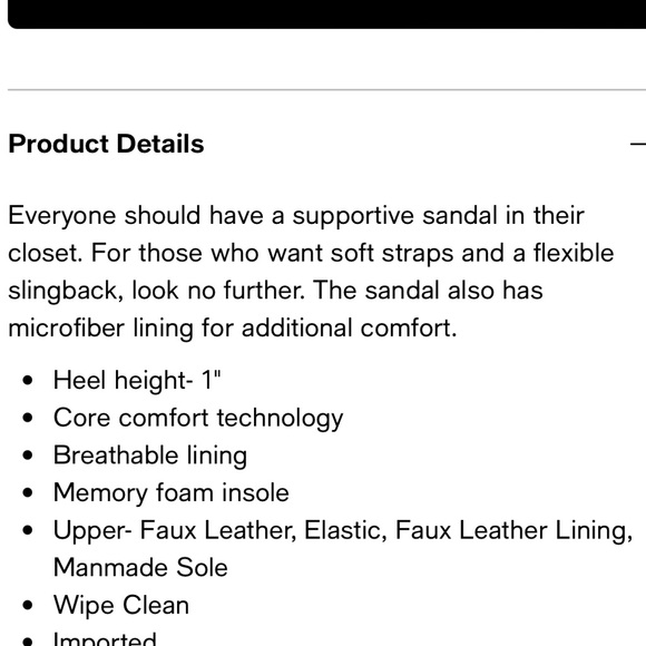 Aerosoles Women's Hoboken Slingback Sandal Silver Faux Leather/Elastic Size 10.5 - Picture 7 of 8